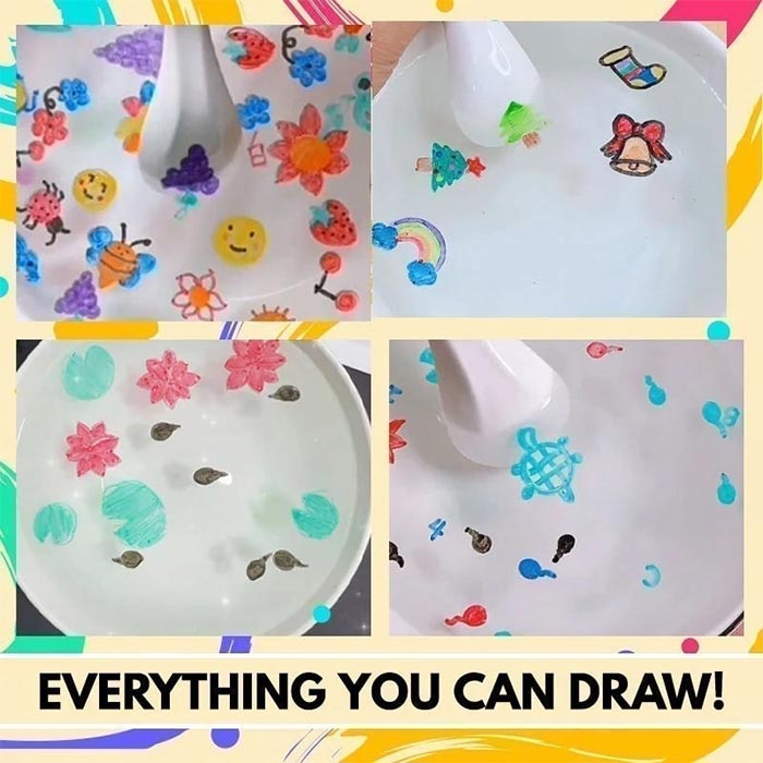 FloatPens, pennarelli magici per disegna graziose immagini che galleggiano sull'acqua - Image 7