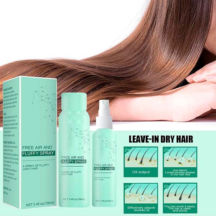 FluffySpray, uno spray per capelli morbidi e sani e uno shampoo secco in uno - Image 4