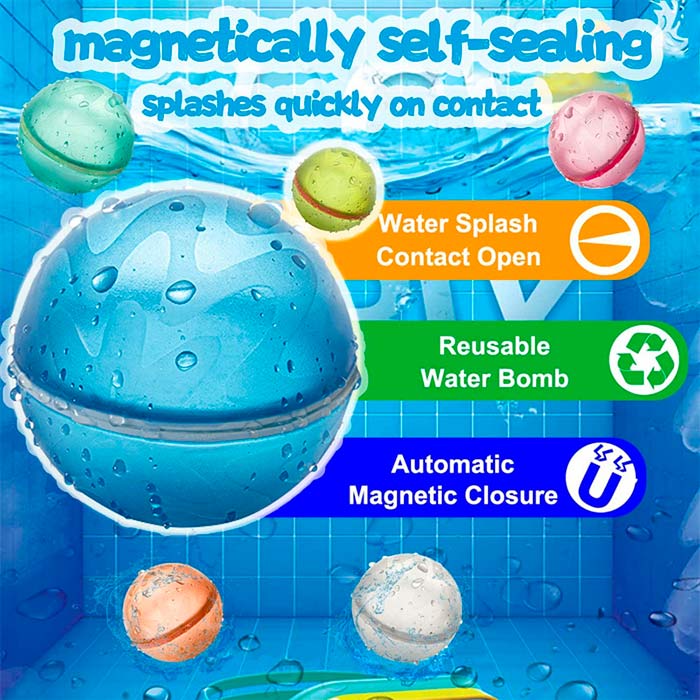 FunBallons, palloncini d'acqua riutilizzabili (6 pezzi) - Image 2