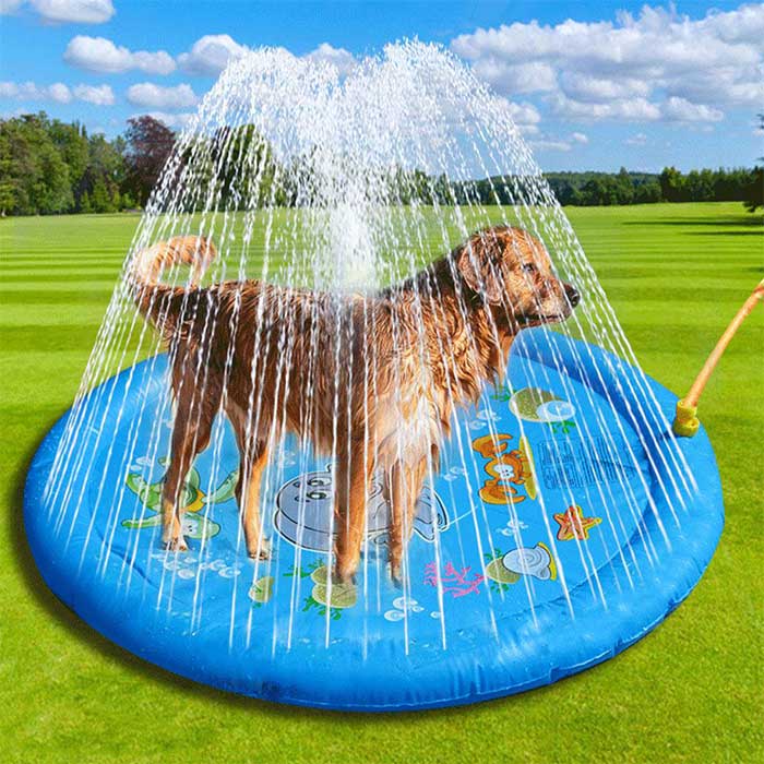 FunPool, piscina gonfiabile con fontana adatta a bambini e animali domestici - Image 3