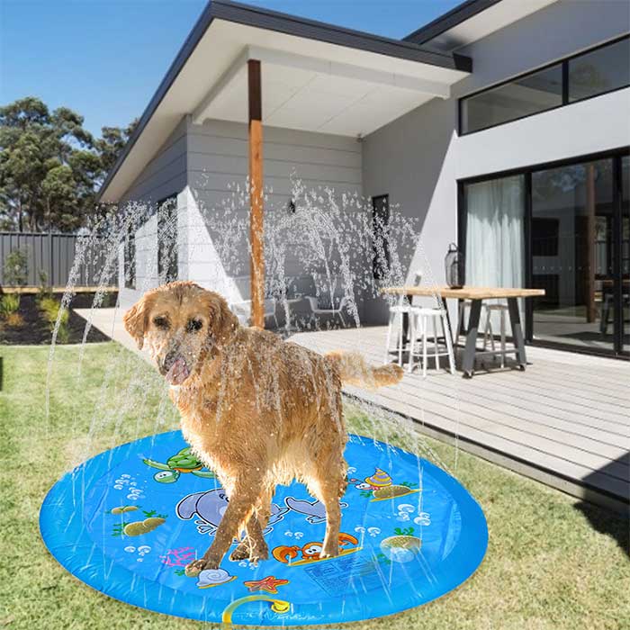 FunPool, piscina gonfiabile con fontana adatta a bambini e animali domestici - Image 7