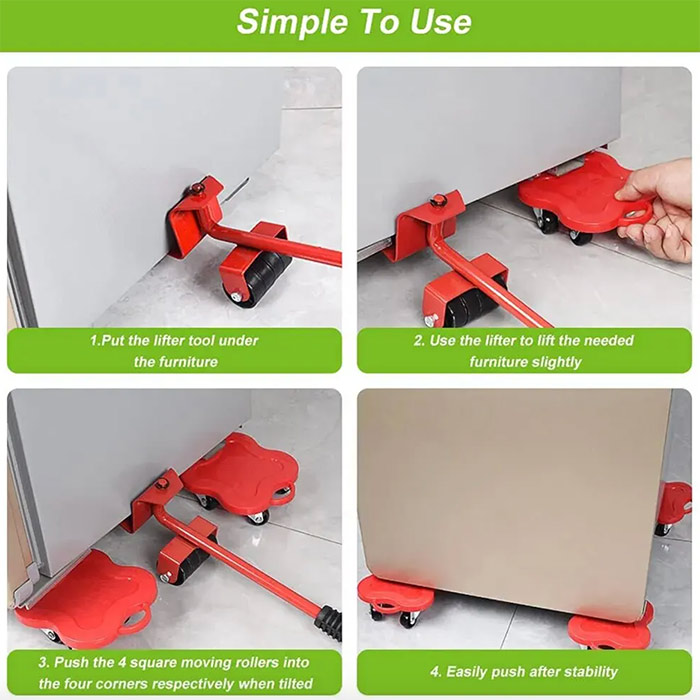 FurnitureMover, set di 15 pezzi per spostare mobili - Image 5