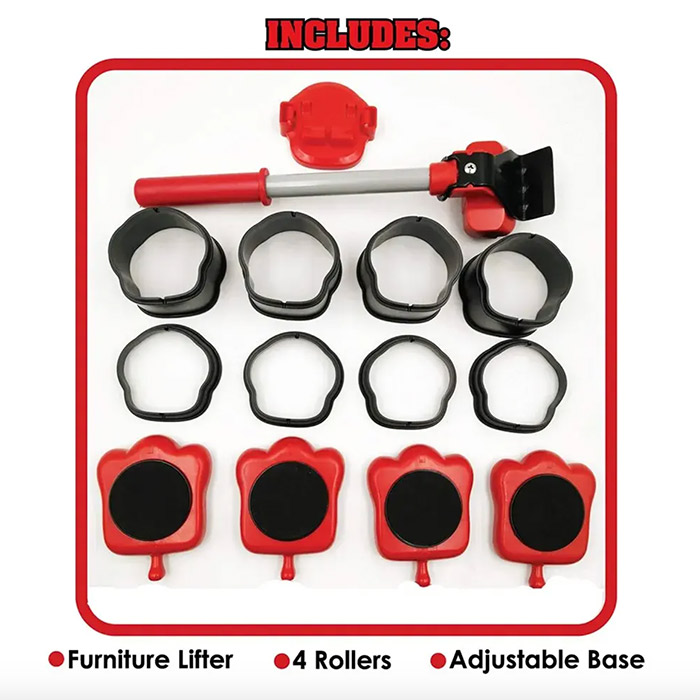 FurnitureMover, set di 15 pezzi per spostare mobili - Image 6