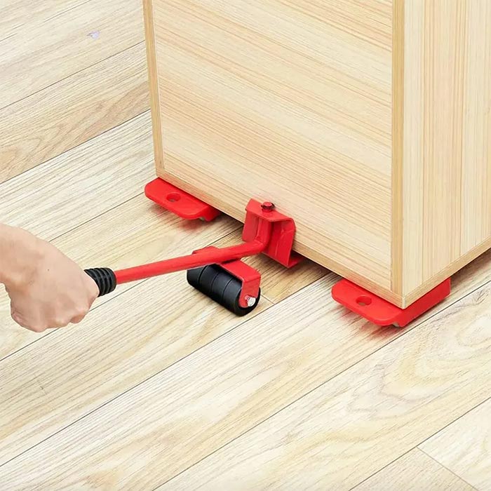 Il set per spostare mobili rende facile muovere pezzi di arredamento pesanti con il minimo sforzo.