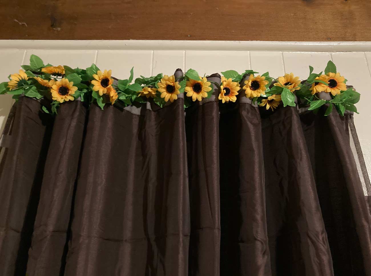 GarlandSunflower, ghirlanda di girasoli artificiali con look naturale (2 pezzi) - Image 9