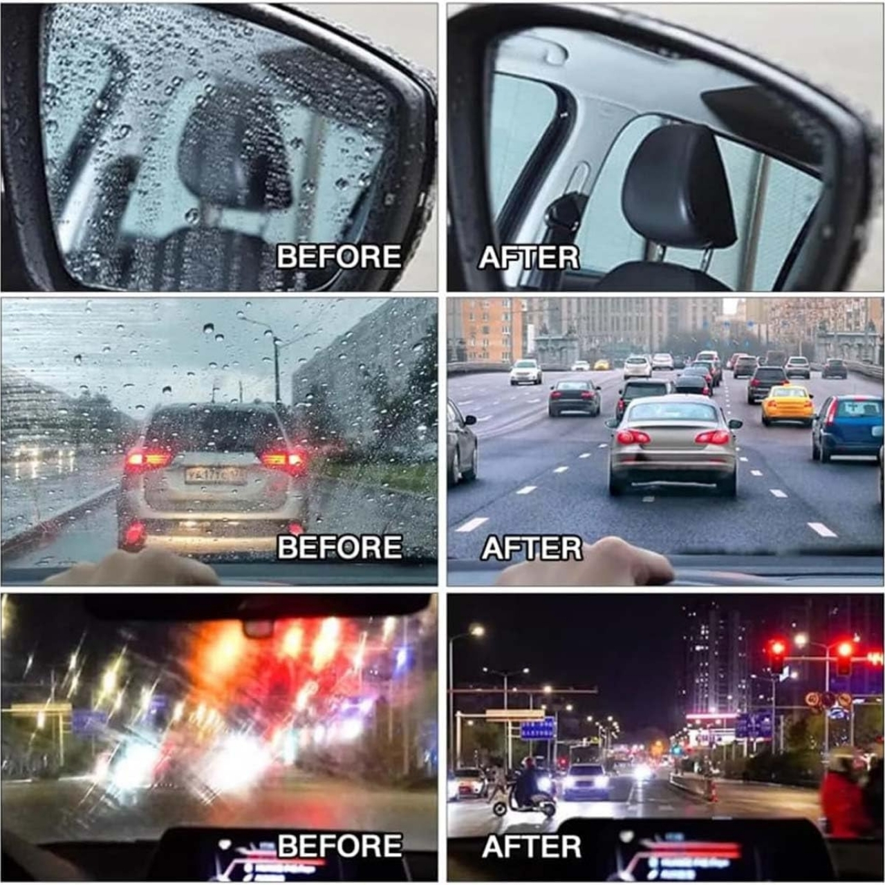 Non danneggia le superfici e prolunga la vita del vetro.