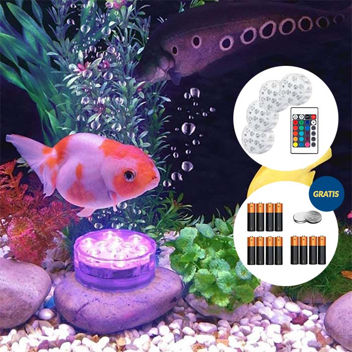 GlowBundle, 4 luci LED impermeabili + set di batterie - Image 10