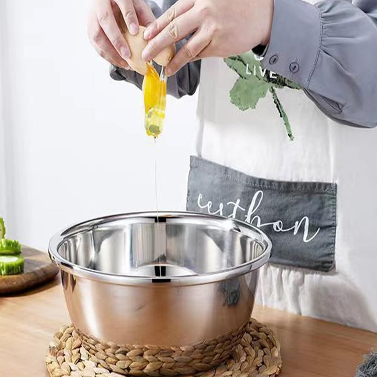 GraterBowl, raschietto da cucina multiuso 8-in-1 con ciotola - Image 2
