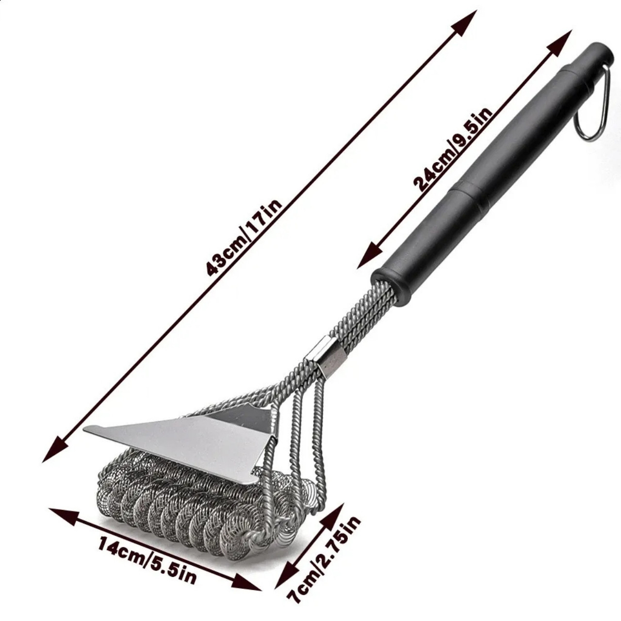 GrillBundle, set di tappetini per griglia (5 pezzi) e spazzola per la pulizia della griglia - Image 5