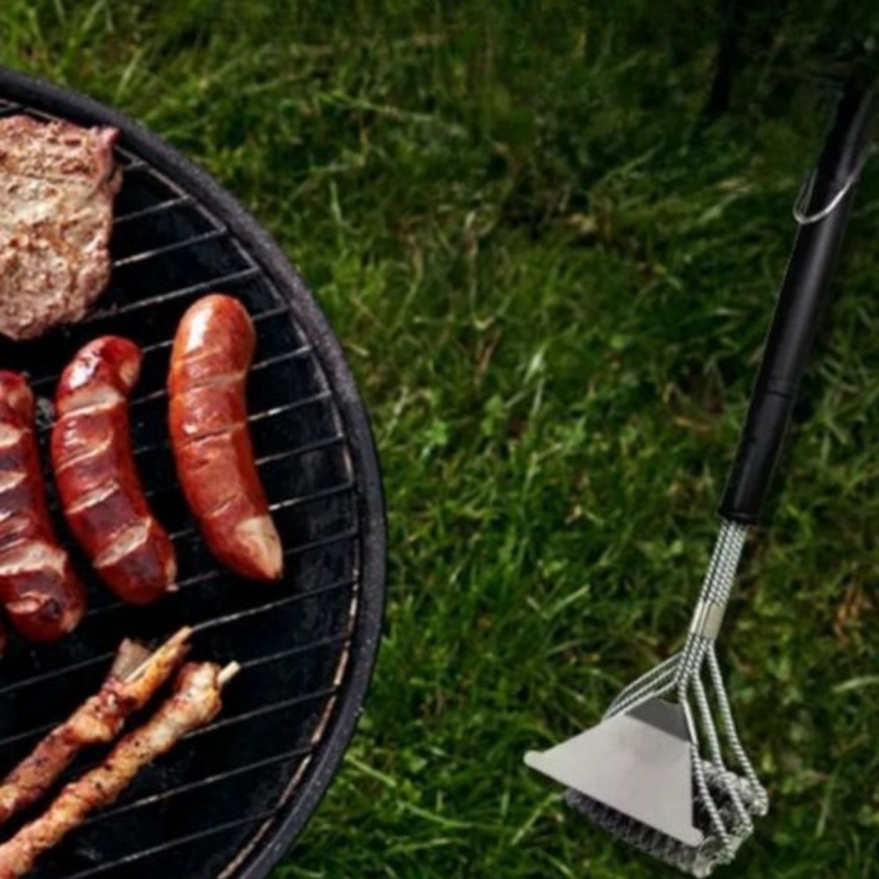 Una scelta eccellente per i picnic - verdure arrostite, cappuccini, uova, bistecche saranno preparati e cotti in modo preciso e uniforme con l'aiuto di questo tappetino! Il tappetino è realizzato in Teflon, che impedisce al cibo di attaccarsi.