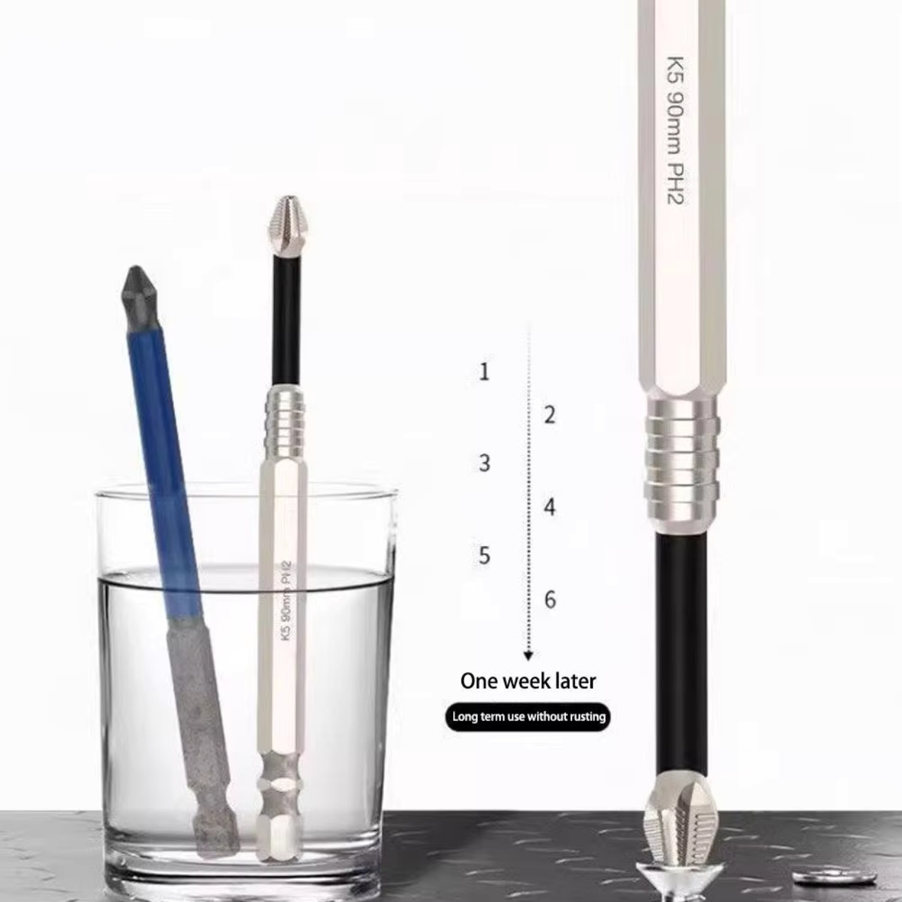ImpactBits, set di 5 punte magnetiche per cacciavite - Image 7