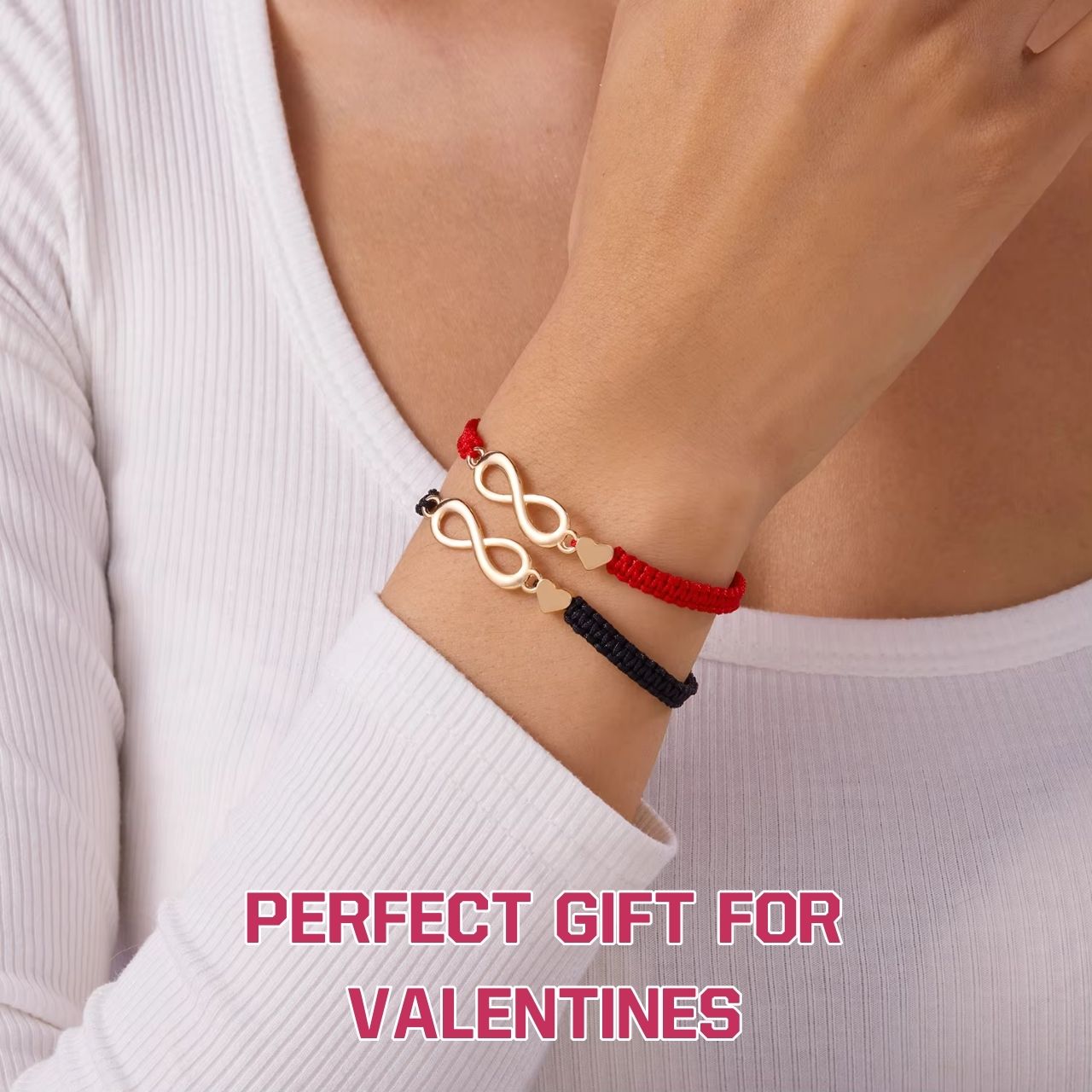 InfinityCharm, braccialetti con simbolo dell'infinito (2 pz.) - Image 2
