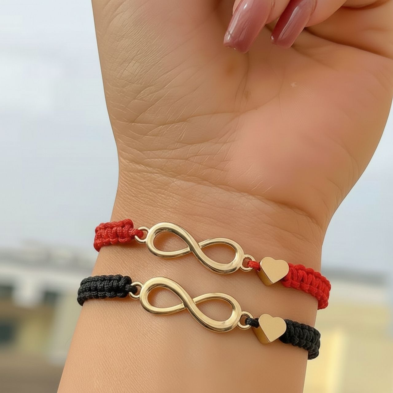InfinityCharm, braccialetti con simbolo dell'infinito (2 pz.) - Image 5