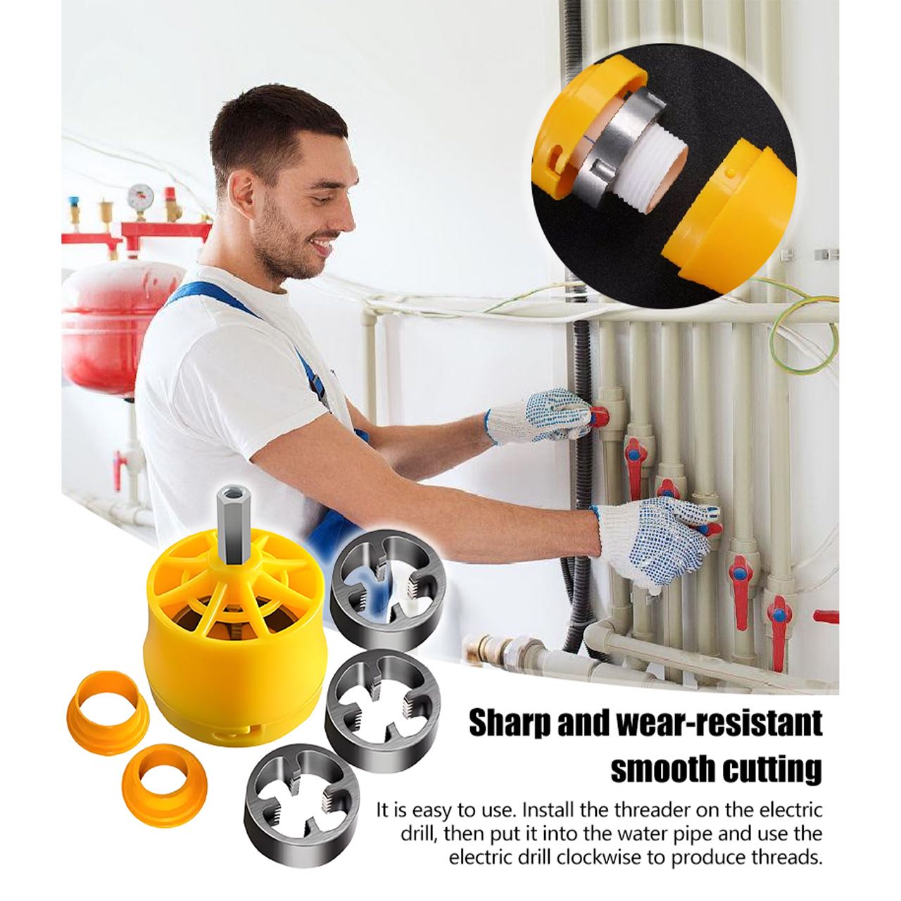 JamDrill, uno strumento per filettare tubi d'acqua in plastica - Image 2