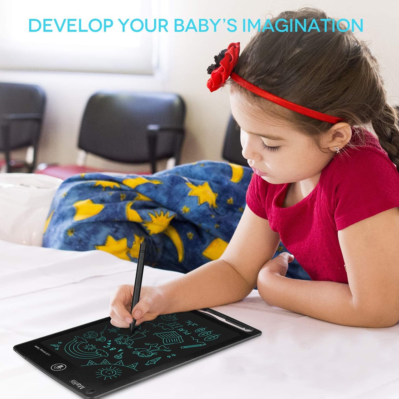 KidsBundle, tablet pen LED e 4 quaderni magici per imparare a scrivere e disegnare - Image 7