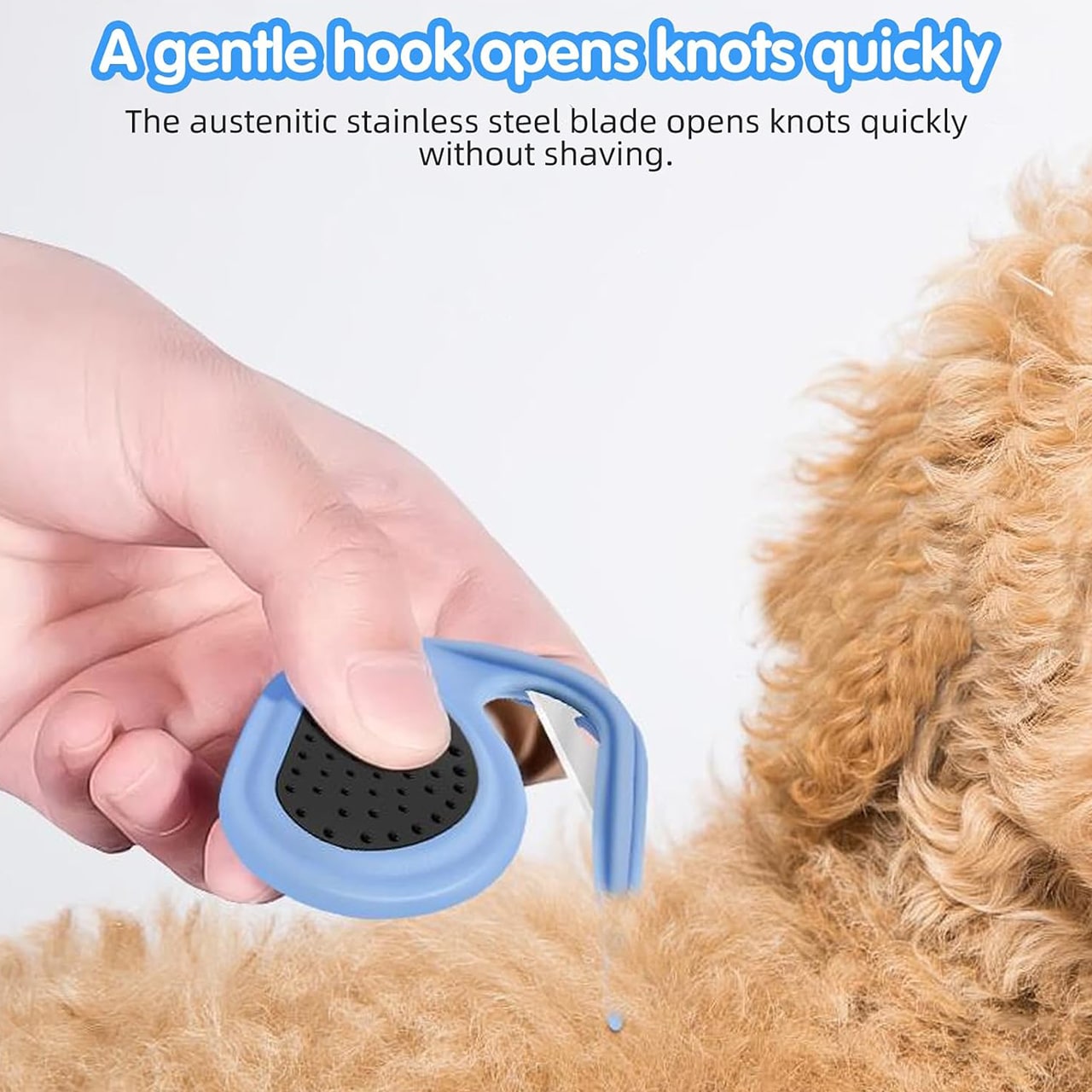 KnotBundle – 2 tagliapeli per animali + spazzola DUO - Image 3