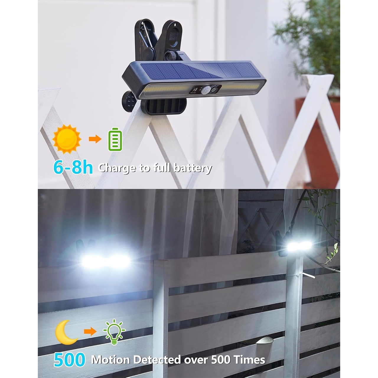 LampClip, lampada solare da esterno con sensore di movimento - Image 2