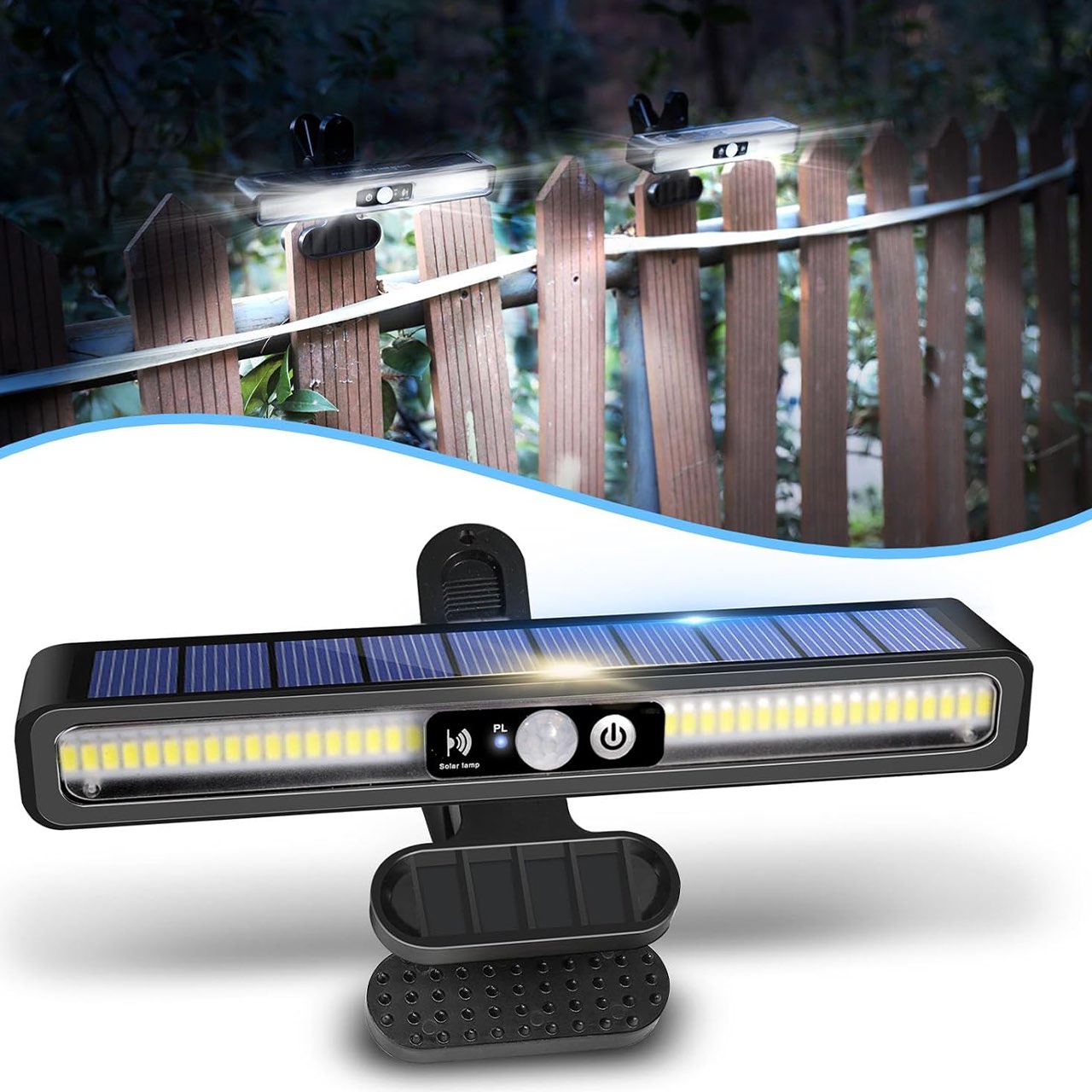 LampClip, lampada solare da esterno con sensore di movimento - Image 9