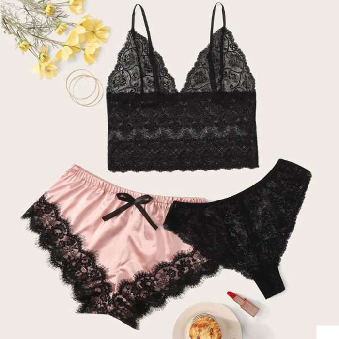 Dettagli in pizzo romantico per un look attraente