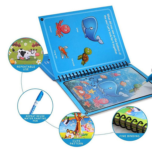 MagicWaterBook, un set di 3 matite magiche ad acqua per creare senza sporcare - Image 6