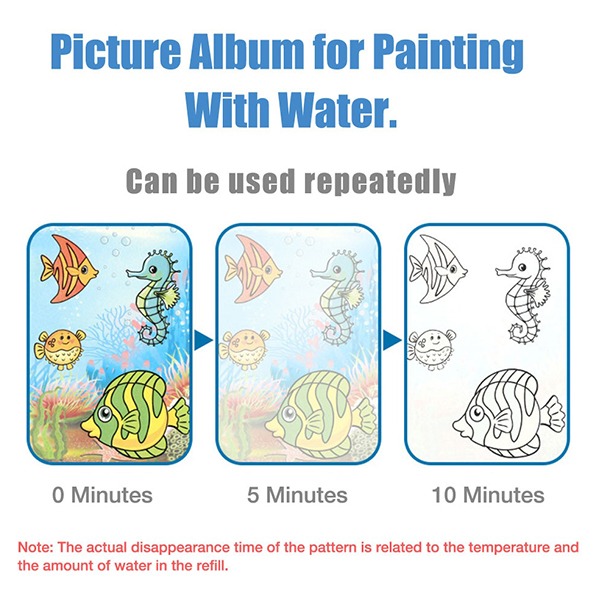 MagicWaterBook, un set di 3 matite magiche ad acqua per creare senza sporcare - Image 7