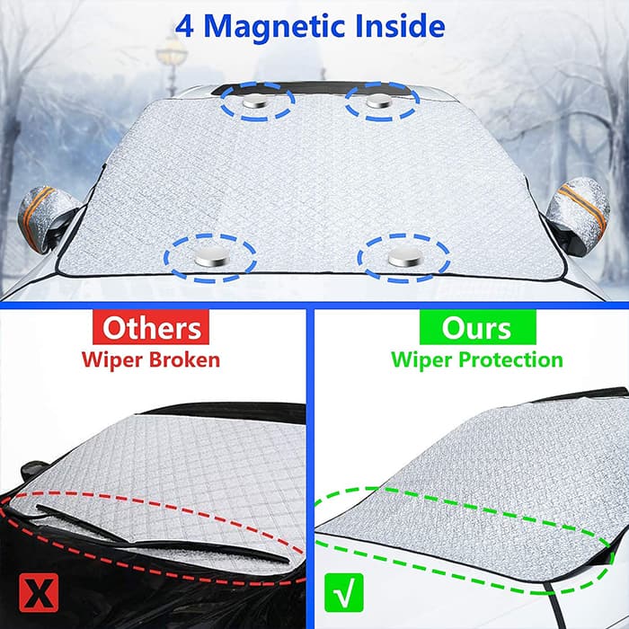 MagneticCarCover, copertura protettiva per parabrezza con magneti - Image 2