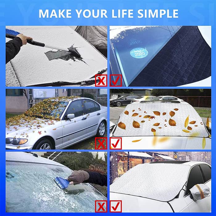 MagneticCarCover, copertura protettiva per parabrezza con magneti - Image 3