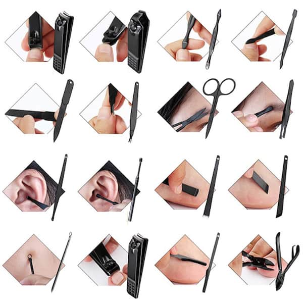 ManiStar, set di manicure professionale da 16 pezzi per mani, piedi e viso - Image 4