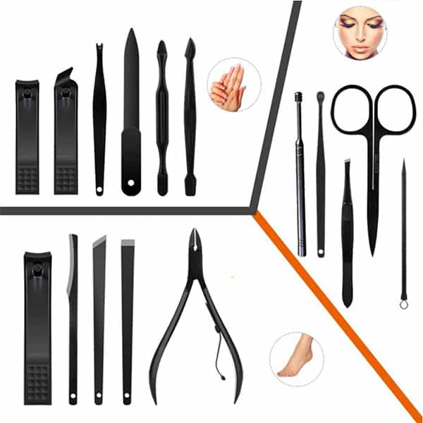 ManiStar, set di manicure professionale da 16 pezzi per mani, piedi e viso - Image 5