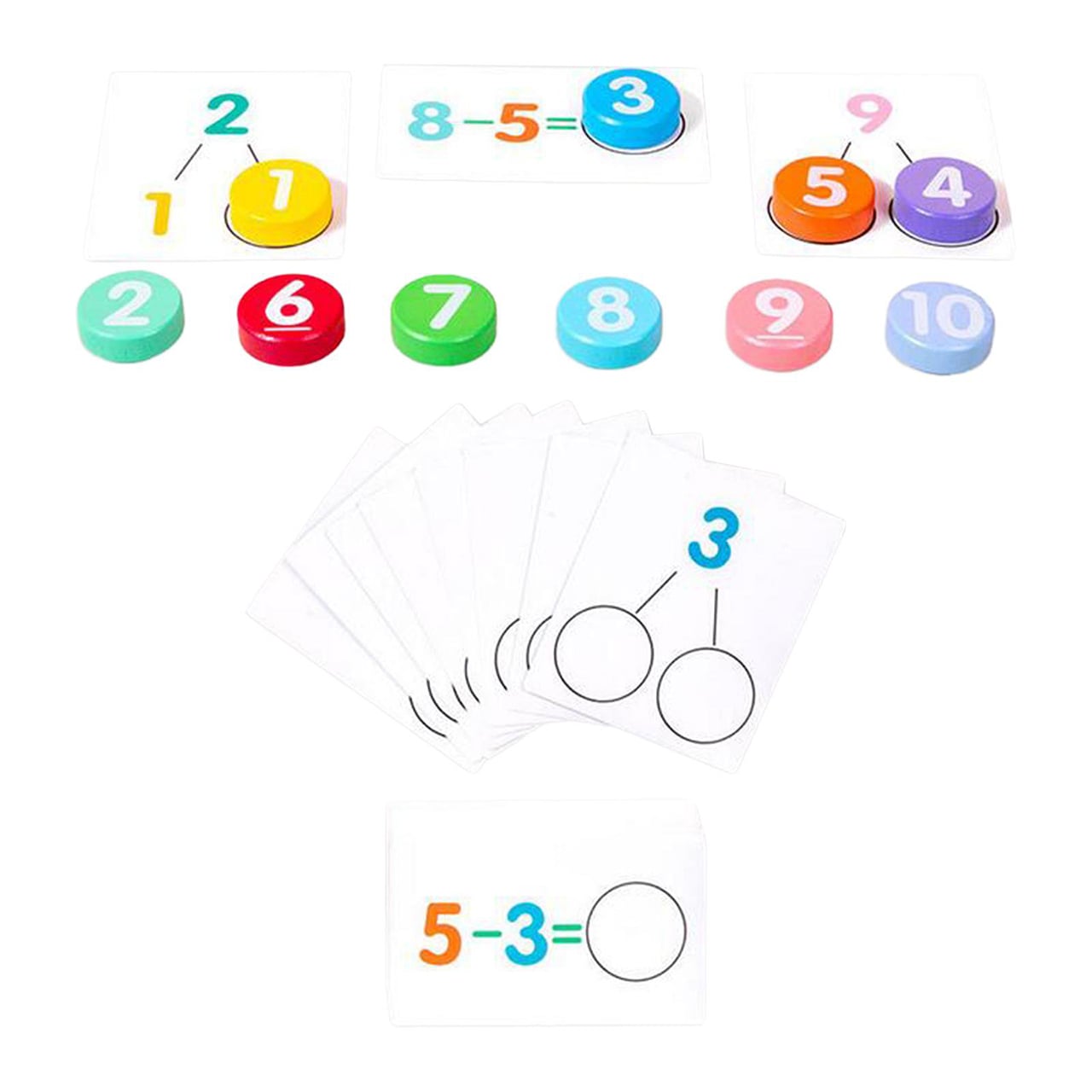 Il bambino imparerà le operazioni matematiche attraverso il gioco.