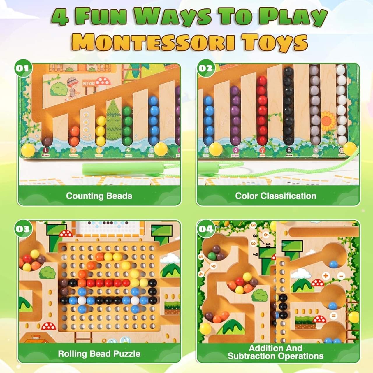MazeGame, un giocattolo didattico in legno per bambini - Image 2