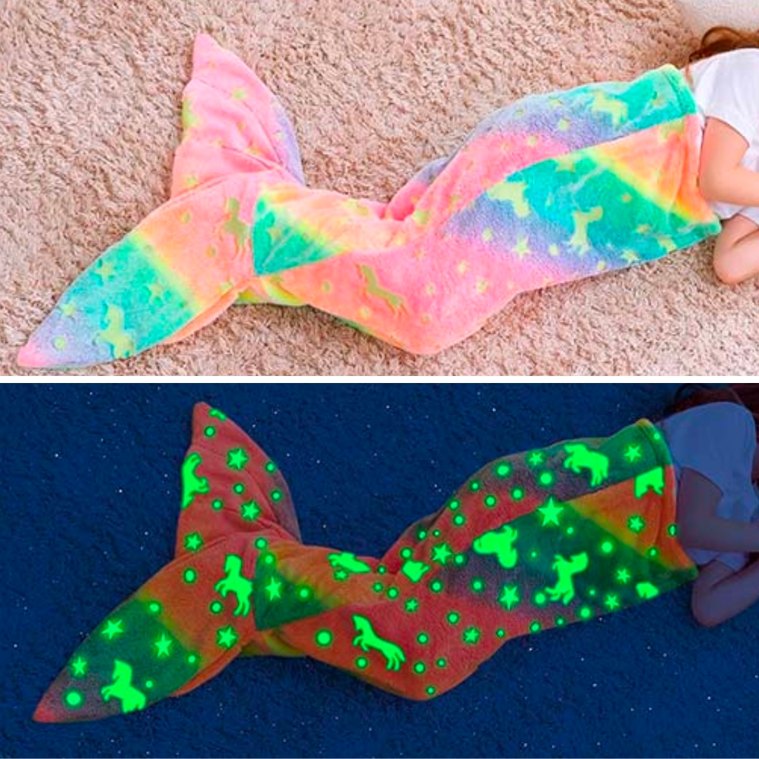 MermaidBlanket, coperta per bambini a forma di coda di sirena - Image 7