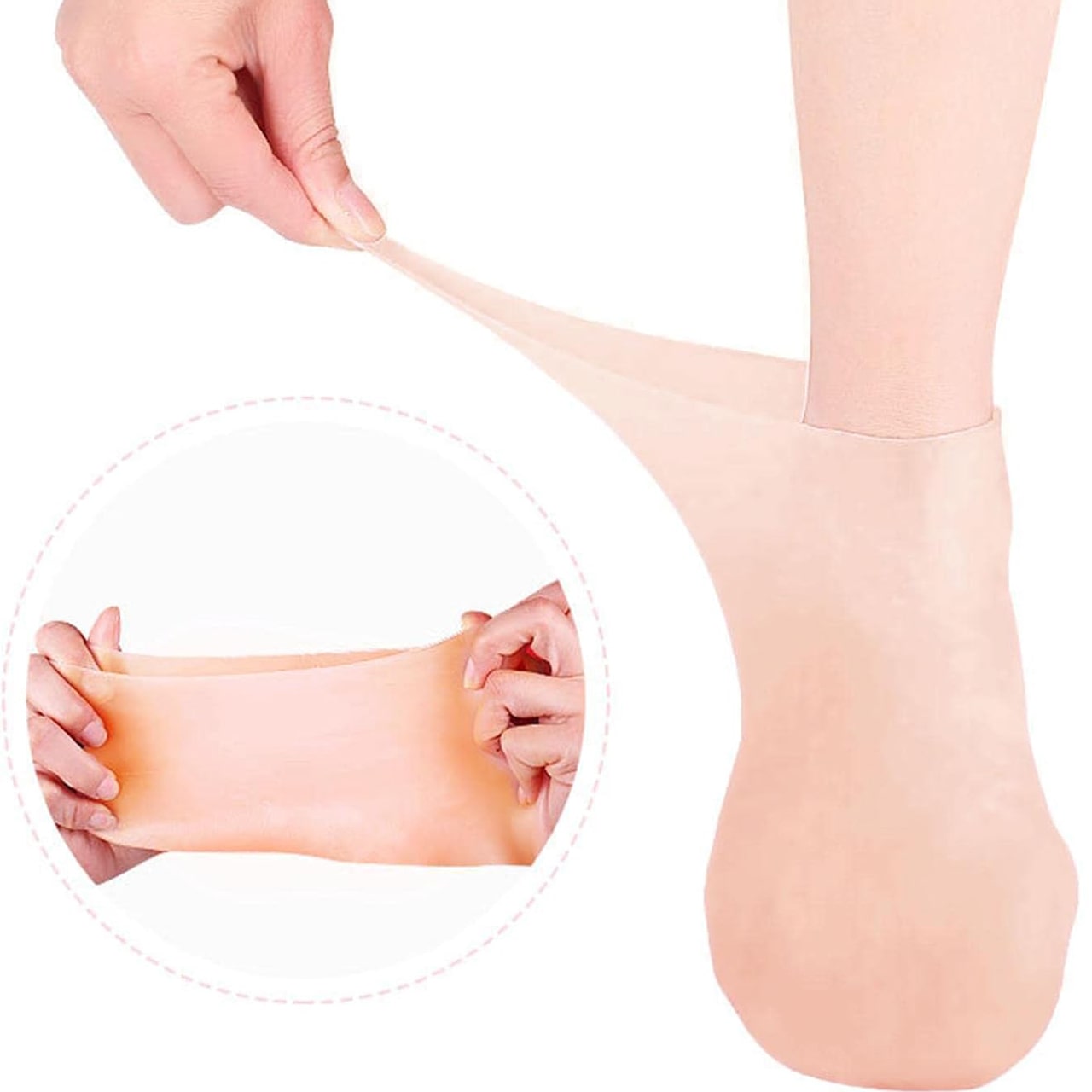 MoistMask, calze per la cura dei piedi in silicone idratante - Image 6