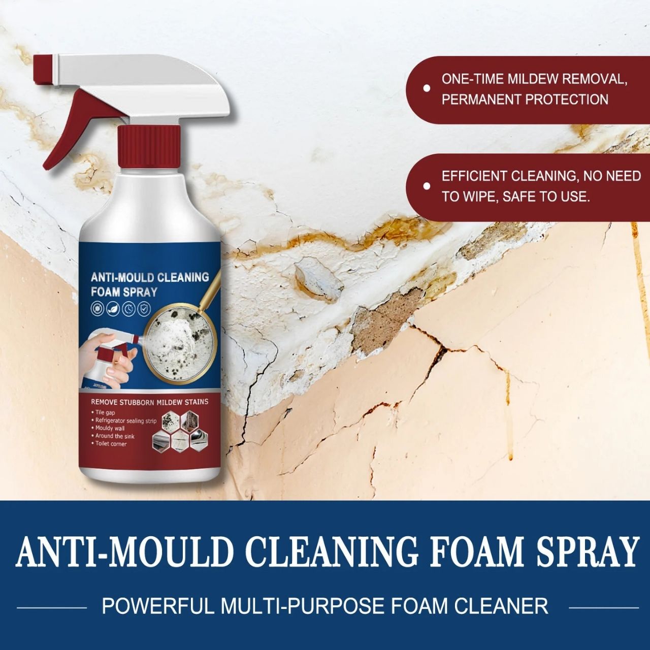 MoldFix, schiuma detergente per rimuovere le macchie di muffa - Image 4