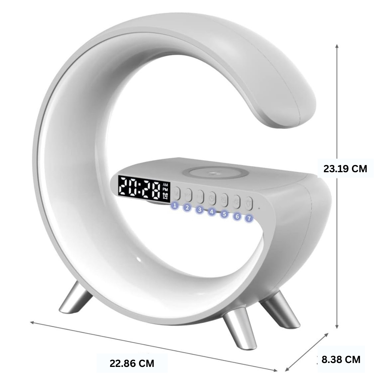 MoonCharge - un elegante caricatore wireless e luce ambientale in uno
