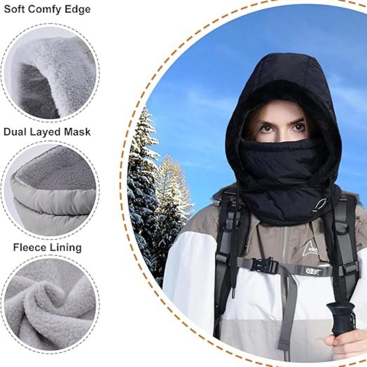 MuffHat, cappello invernale con sciarpa e maschera - Image 5