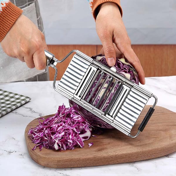 MultiSlicer, tagliaverdure multifunzionale con supporto ergonomico antiscivolo e 3 diverse lame - Image 7