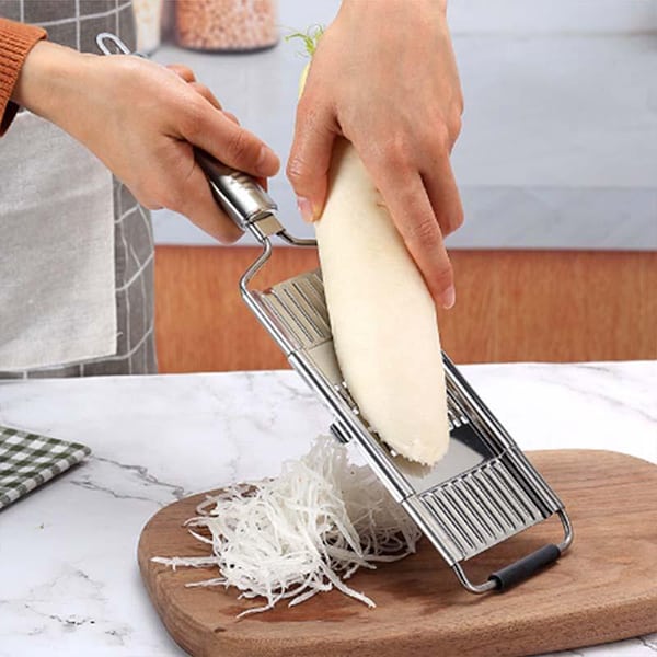 MultiSlicer, tagliaverdure multifunzionale con supporto ergonomico antiscivolo e 3 diverse lame - Image 8