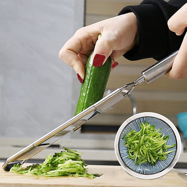 MultiSlicer, tagliaverdure multifunzionale con supporto ergonomico antiscivolo e 3 diverse lame - Image 10