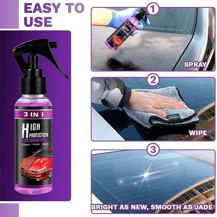 NanoSpray, spray protettivo 3in1 per l'auto - Image 8