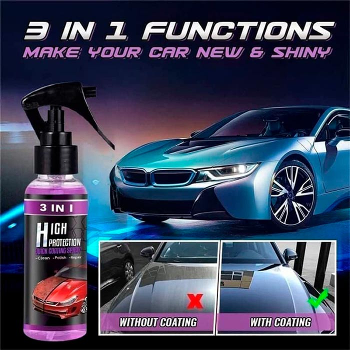 Lo spray per auto ripristinerà la brillantezza della tua auto