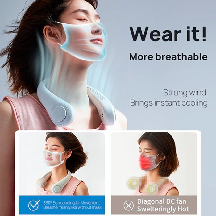 NeckFan, un ventilatore portatile che si adatta al collo - Image 4