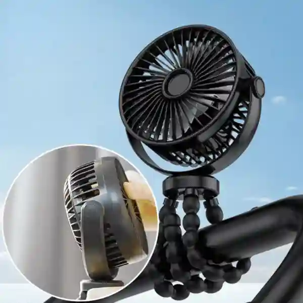 Octy, mini ventilatore con supporto flessibile - Image 10