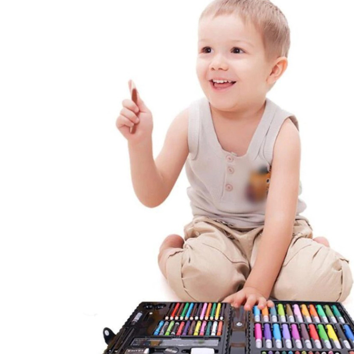 PaintingKit, set da 86 pezzi di vernici e altri accessori adatti ad adulti e bambini - Image 8