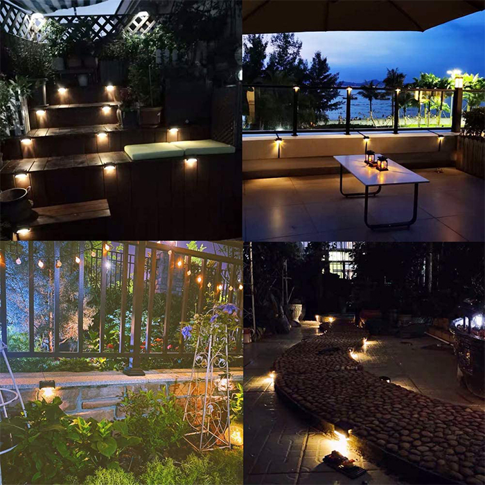 PatioLights, luci da giardino solari LED impermeabili (4 pz.) - Image 2