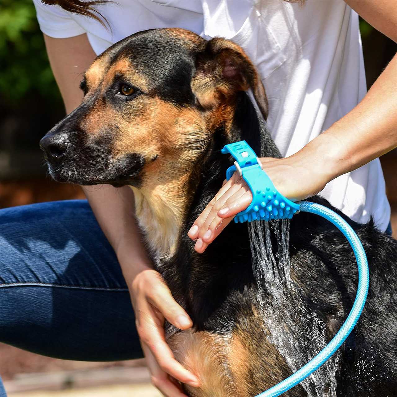 PawBath, spazzola massaggiante multiuso per il bagno degli animali domestici - Image 2