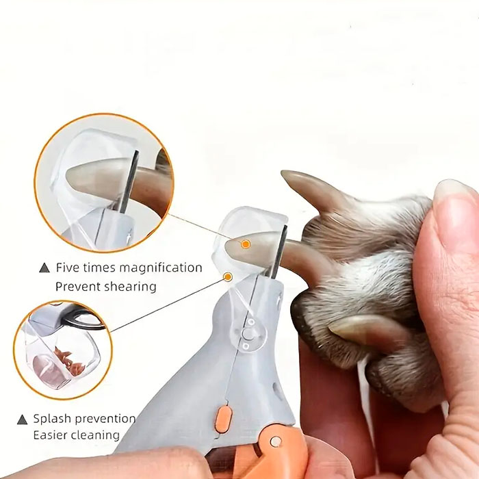 PawGloTrim, tagliaunghie con luce LED - Image 4