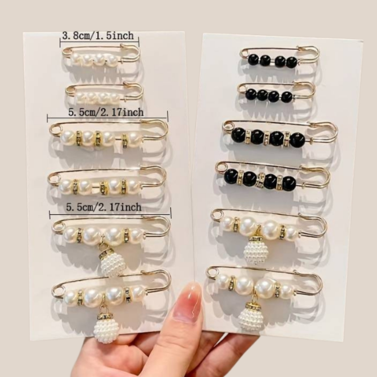 Pearls, eleganti fibbie per cintura (12 pezzi) - Image 3