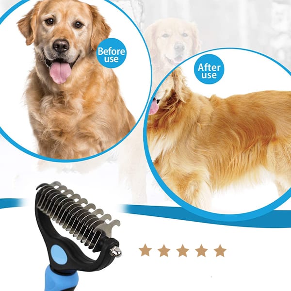 PetBundle, spazzola a doppia faccia per la perdita di pelo + rullo rimuovi peli GRATIS - Image 7