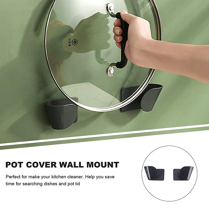 PotSpot, un set di supporti per una cucina ordinata e trasparente (per 4 coperchi) - Image 7